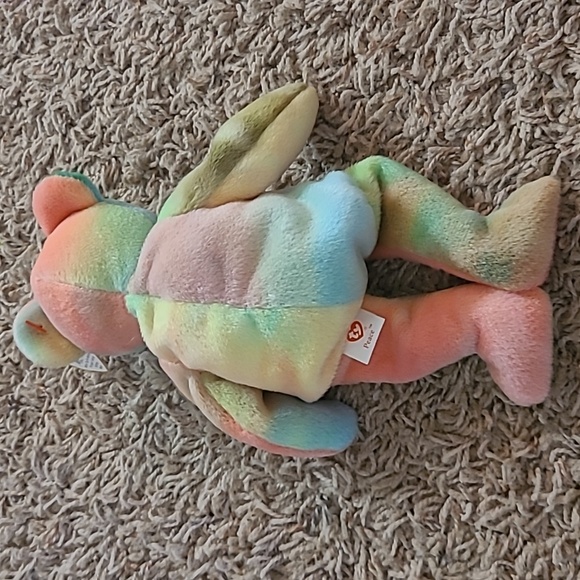 Ty Beanie Babies Peace the Bear Tie Dye Plush 1996 - Picture 5 of 7